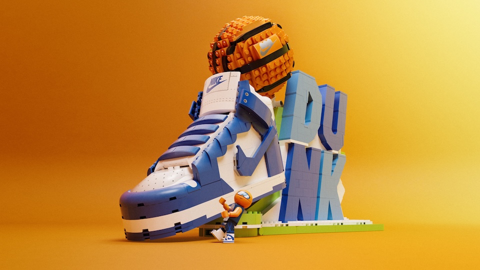 「レゴ® Nike Dunk」イメージビジュアル