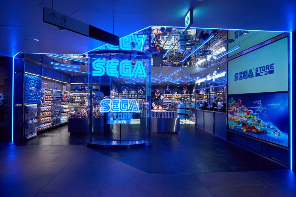 「SEGA STORE TOKYO」内観