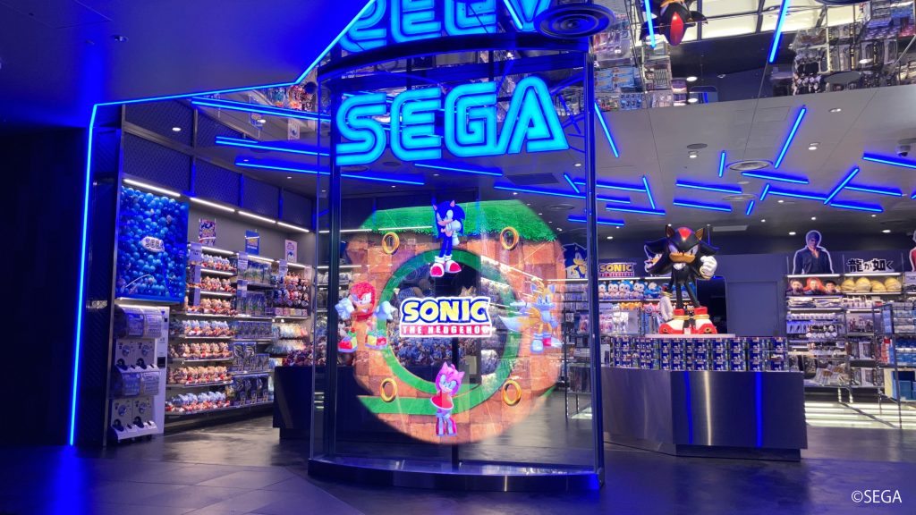 「SEGA STORE TOKYO」内観