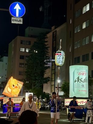 チキンラーメンとアサヒビールのねぶた