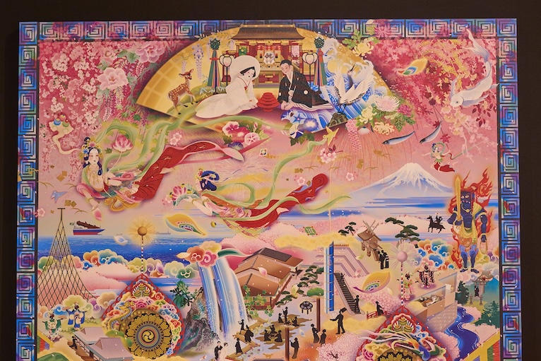 アート展「和のあかり×百段階段2025 ～百鬼繚乱～」だるま商店（京都絵描きユニット）
