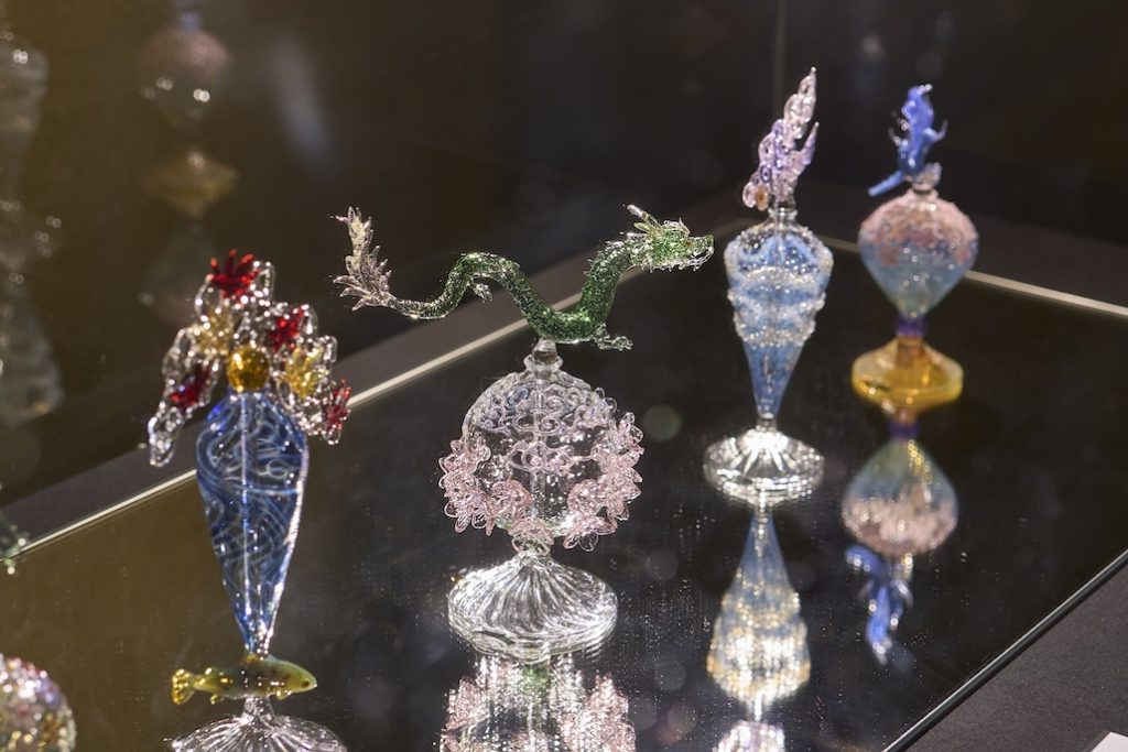 アート展「和のあかり×百段階段2025 ～百鬼繚乱～」キタガワアキコ（ガラス造形作家）
