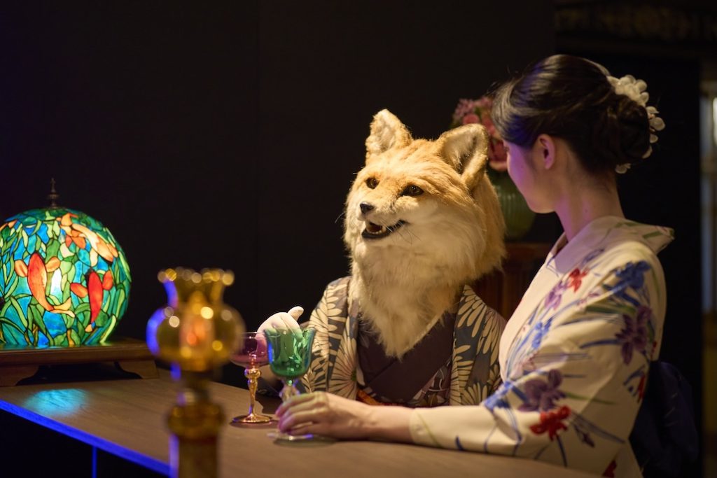 アート展「和のあかり×百段階段2025 ～百鬼繚乱～」かものはし（特殊造形）
