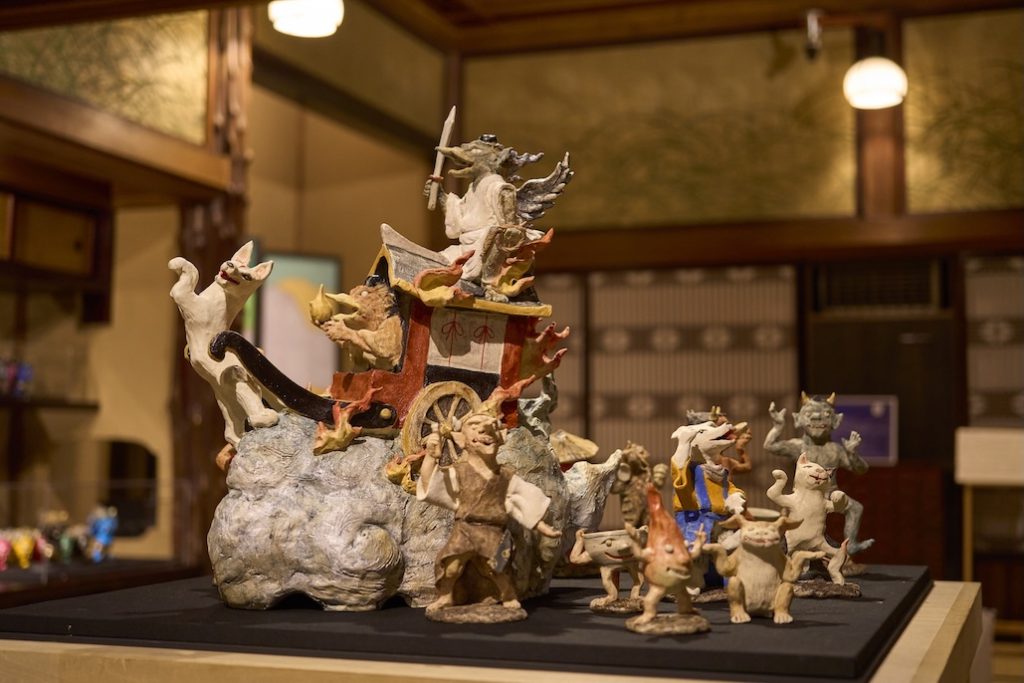 アート展「和のあかり×百段階段2025 ～百鬼繚乱～」髙橋 協子（陶芸）
