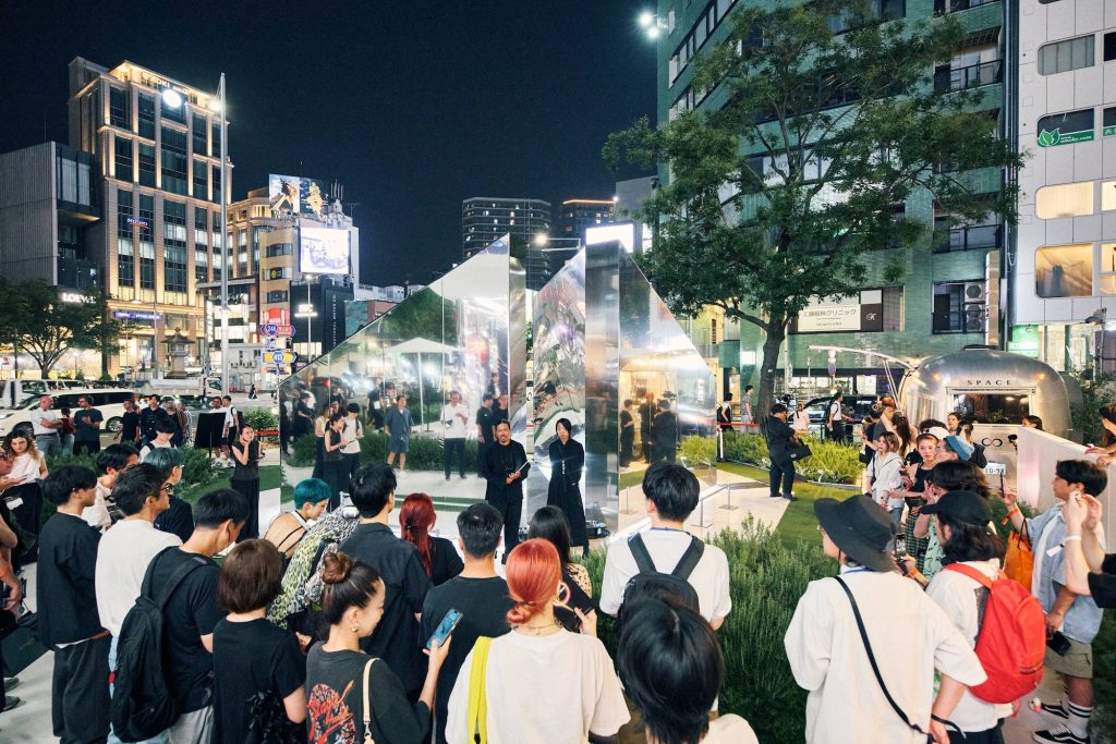 「glo™ Hilo│落合陽一 表参道」 オープニングイベントの様子