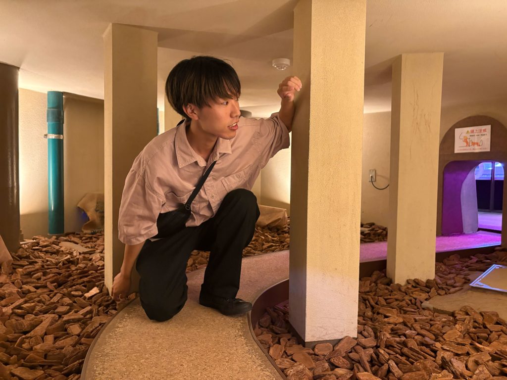 植物園を楽しむ筆者