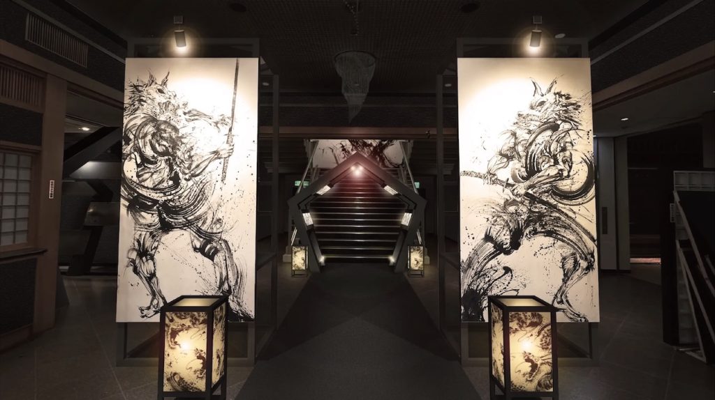 豊川稲荷 西元祐貴美術館の様子