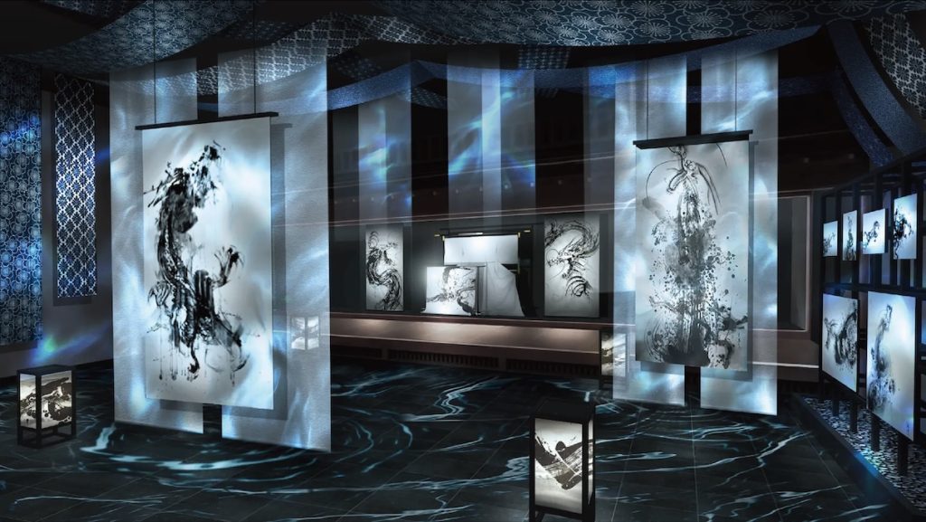 豊川稲荷 西元祐貴美術館の様子