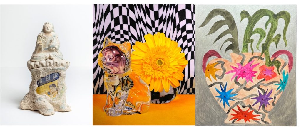 「MEET YOUR ART FESTIVAL 2025」左から）入江早耶、北島麻里子、WEI JIA
