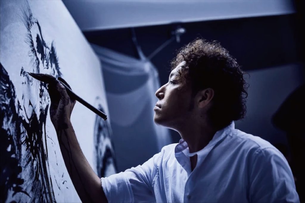 墨のアーティスト 西元祐貴さん イメージ