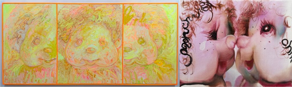 「MEET YOUR ART FESTIVAL 2025」多田恋一郎「モンチッチ」、松浦美桜香「we're Monchhichi」
