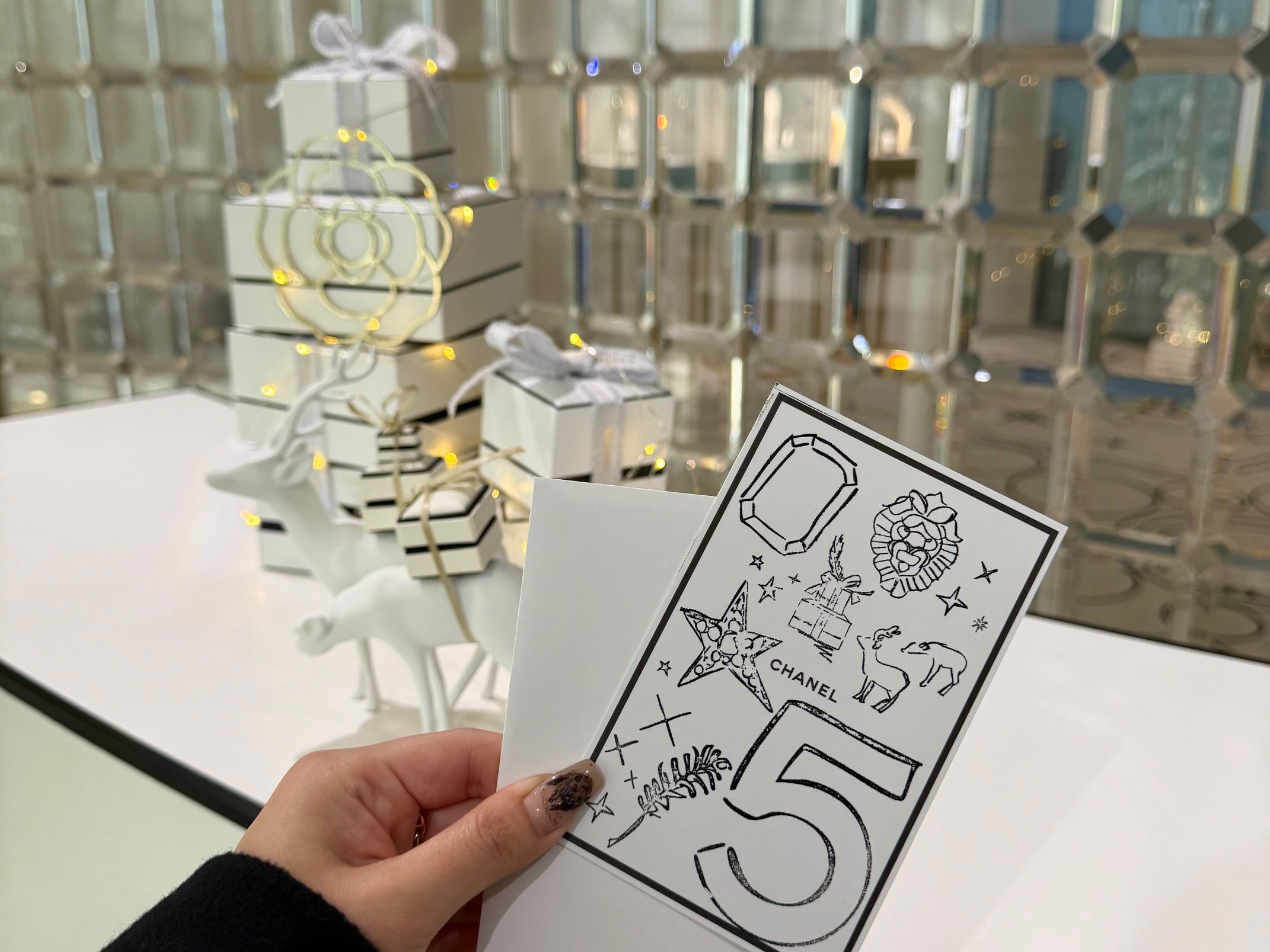 出来上がったカード