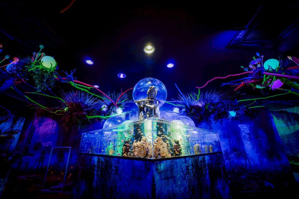 ひらかたパークのスポット新感覚アクアリウム「プラネットアクア・ポート」の様子