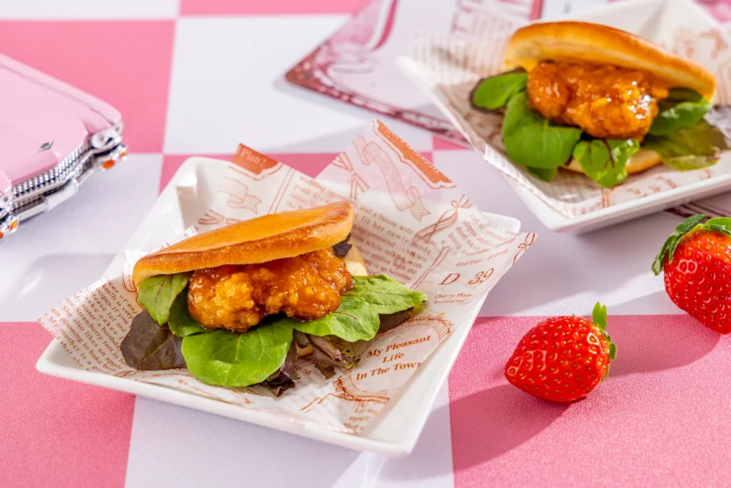 オレンジチキンバーガーハウスサンド