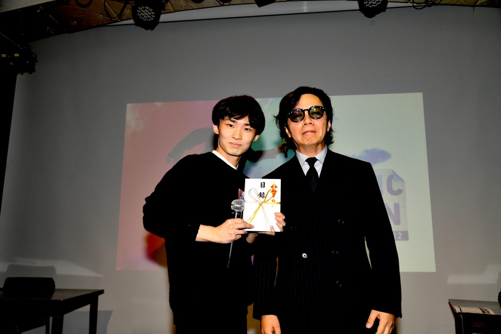 タモリさんと記念写真