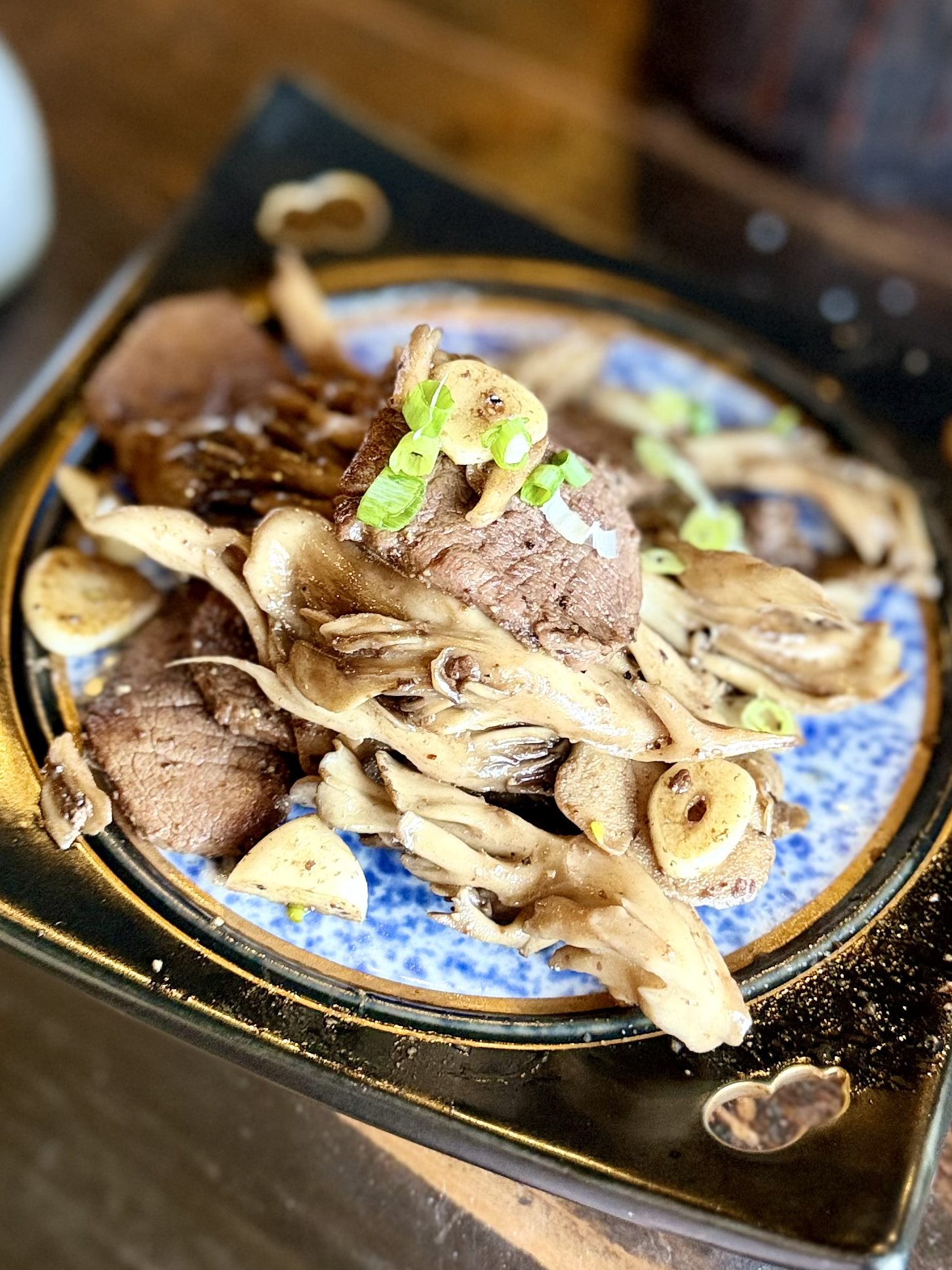 鹿と舞茸の炒め物