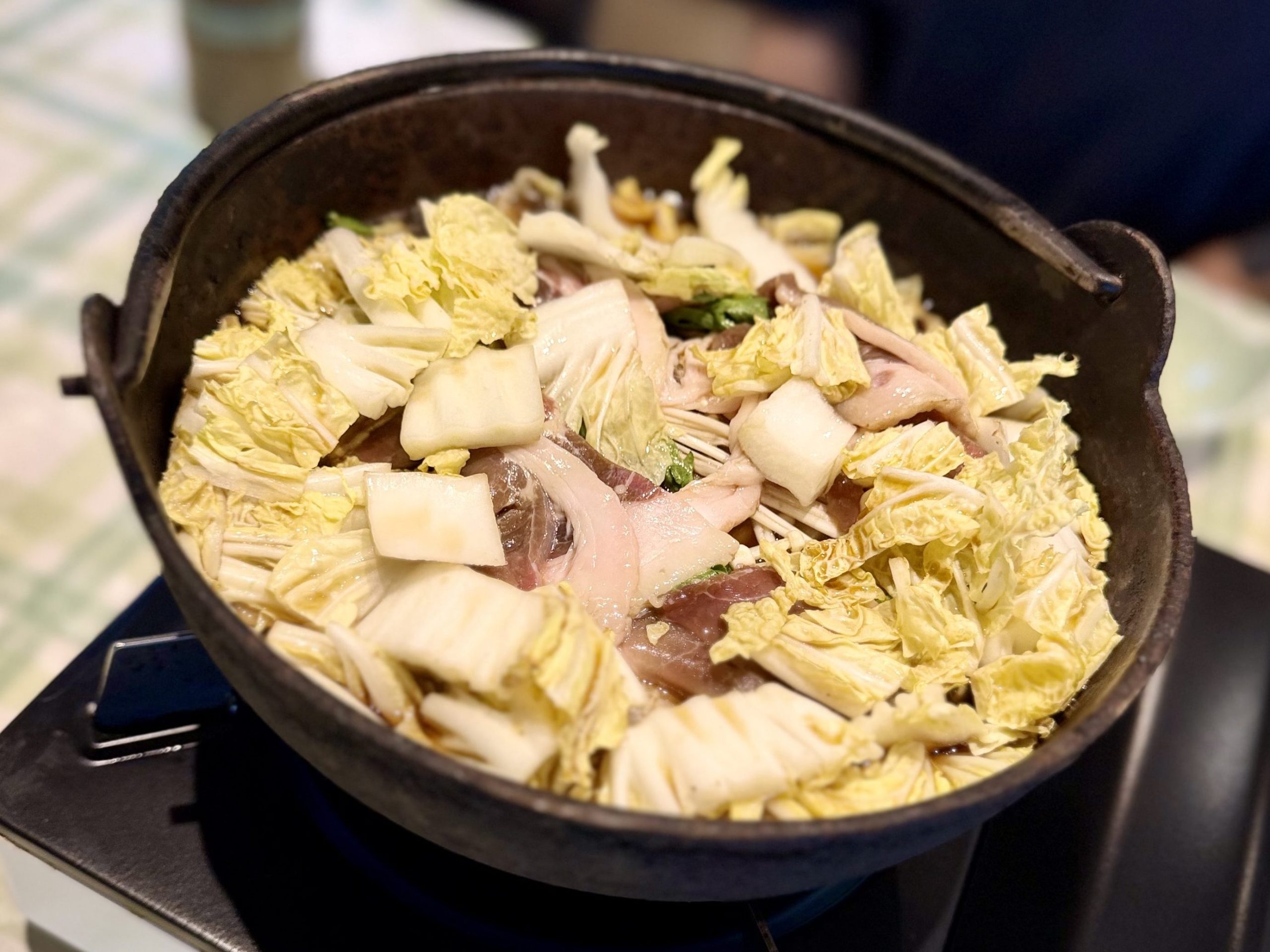 伊豆ささのの猪鍋