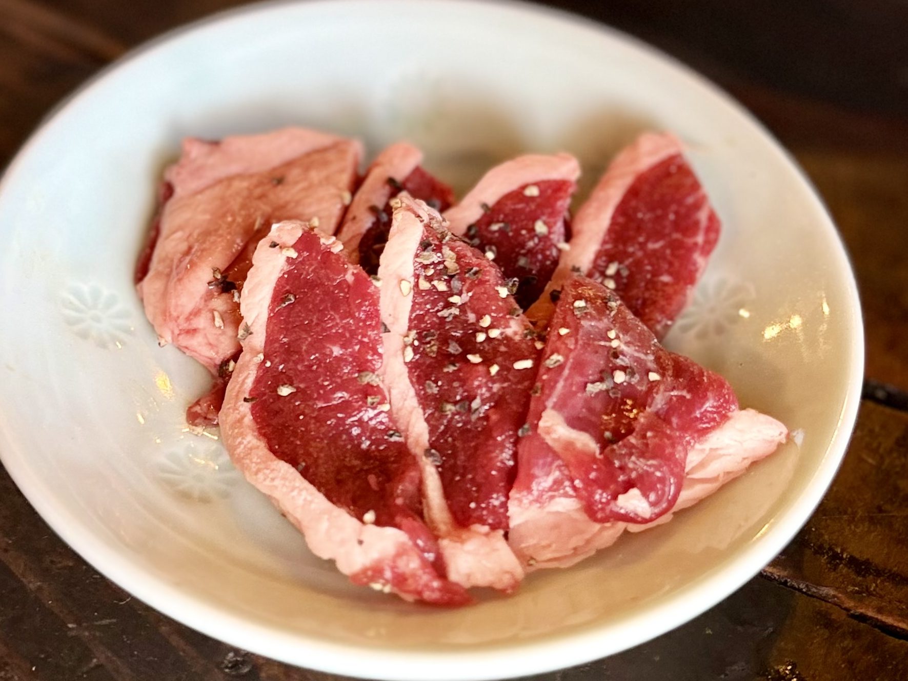 鹿のバラ肉