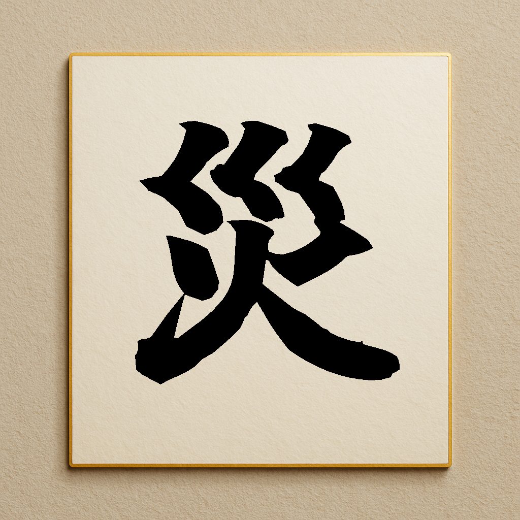 今年の漢字候補「災」