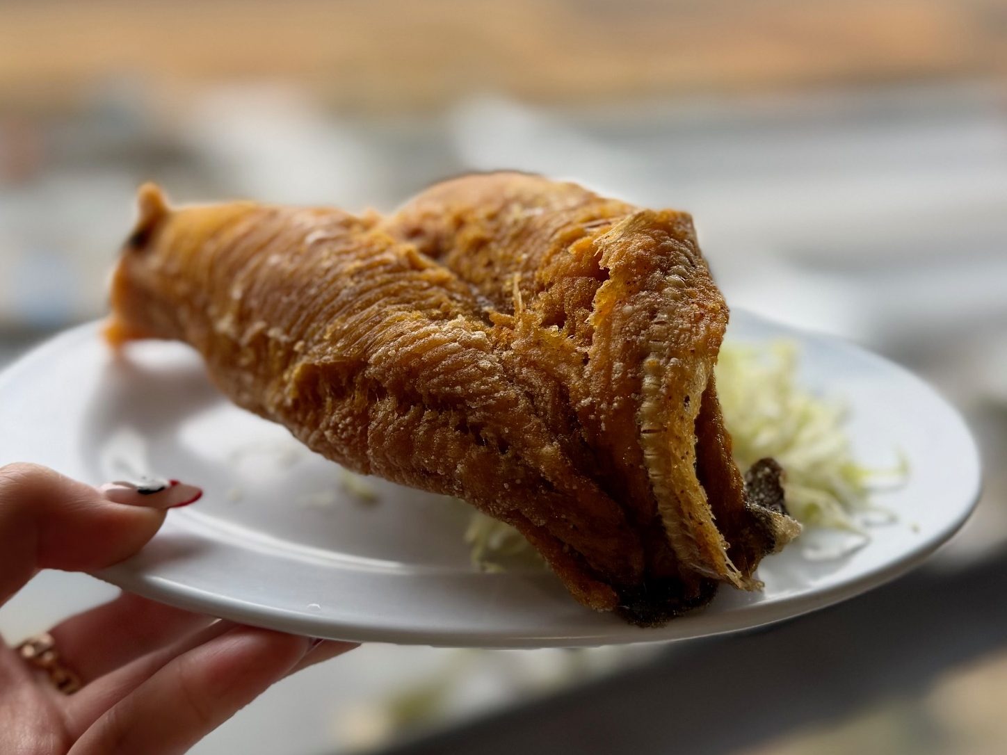 ヤシオマスのから揚げ