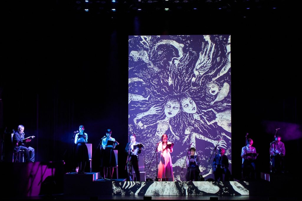 『Lemino presents アニマックス朗読劇「富江」』の様子