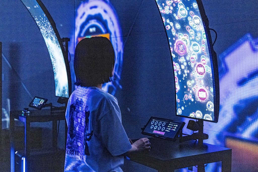 「攻殻機動隊展 Ghost and the Shell」の様子