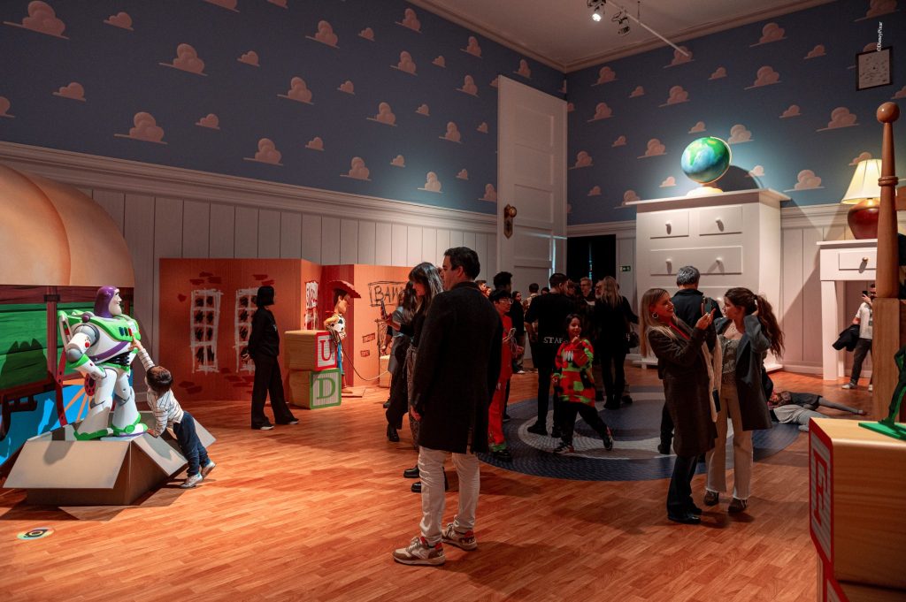 アンディの部屋の中