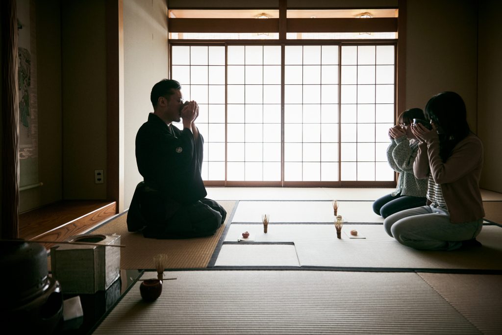 茶道の様子