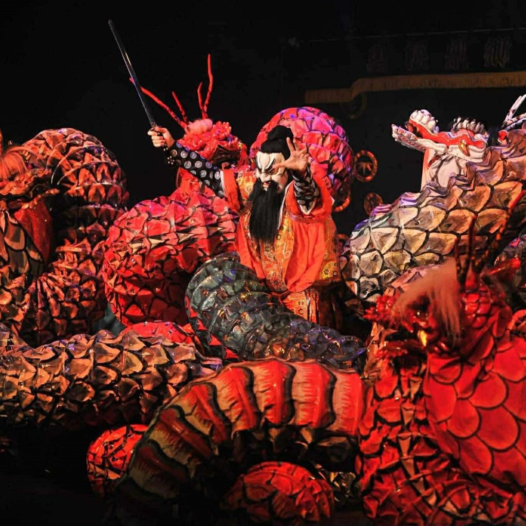 石見神楽の様子