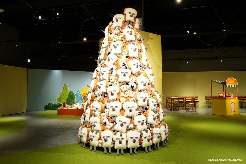 パンどろぼうで造られたタワー