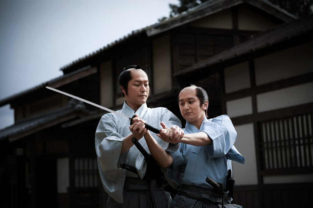 侍による刀練習イメージ