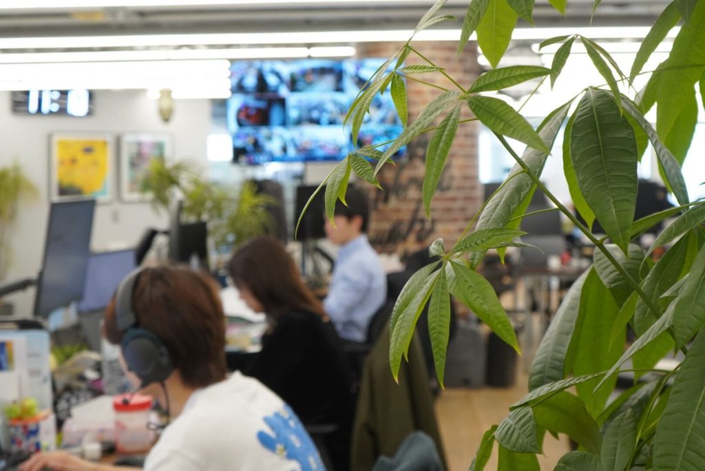GP社内の様子