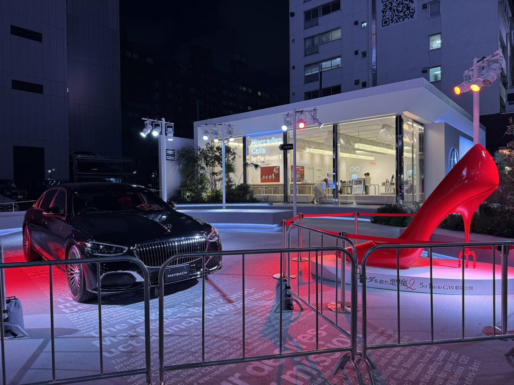 「Mercedes-Benz Studio Tokyo」西門撮影
