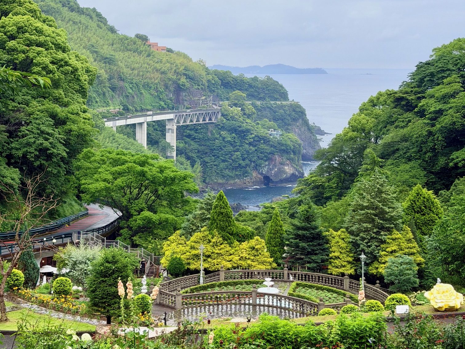 アカオフォレスト内から見える絶景