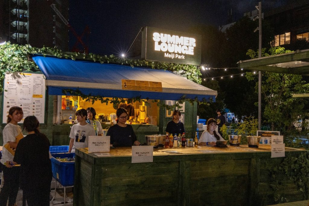 『SUMMER LOUNGE MEIJI PARK Powered by Corona』の様子