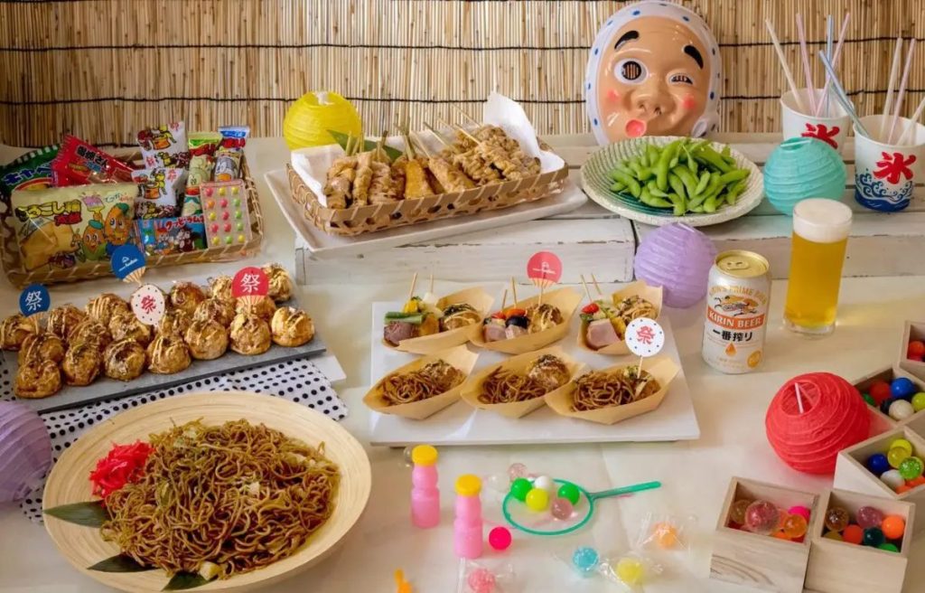 たこ焼きや焼きそば