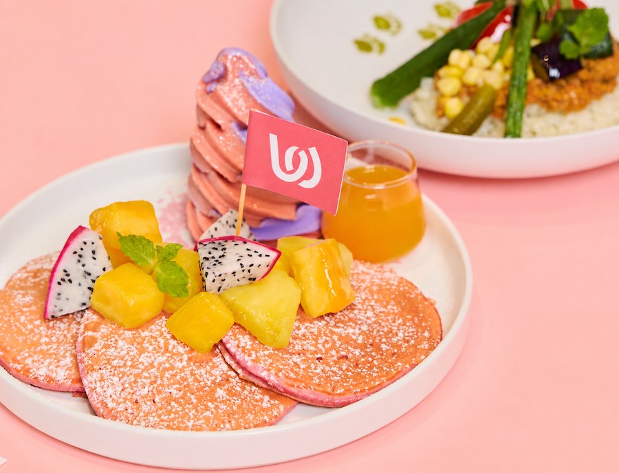 ワンダリアカフェ夏限定メニュー「ワンダリアトロピカルパンケーキ」